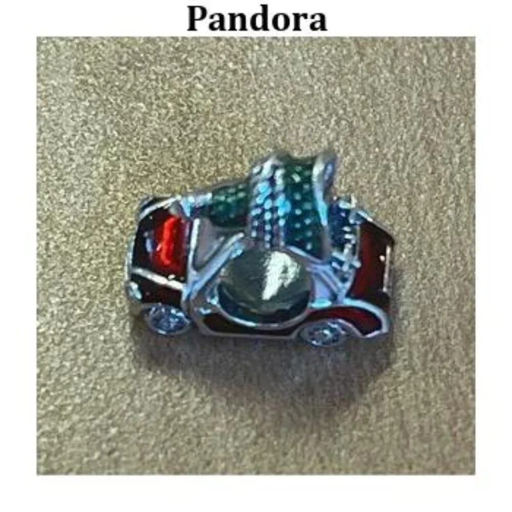 Authentic Pandora Festive Car & Christmas Tree Charm